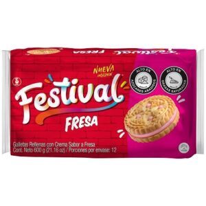 Galletas Festival -Fresa en quebec canada